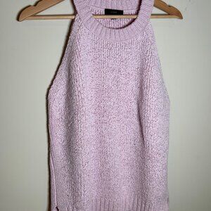 J CREW Knit Halter Top Tank Sleeveless Pink Size Large NWOT